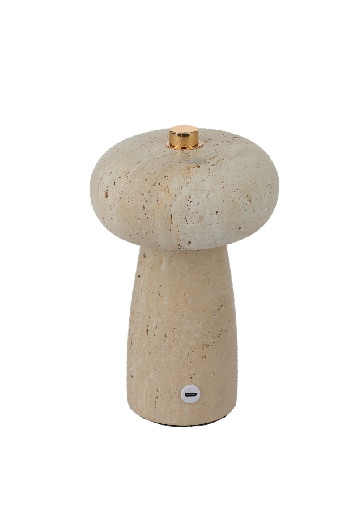 Travertine Rechargeable Table Lamp